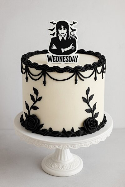 nana home art Gotik Wednesday Addams Pasta Süsü