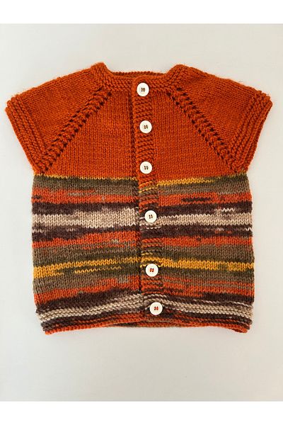 Clothes Box 100% Wool Hand Knitted Baby & Kids Vest