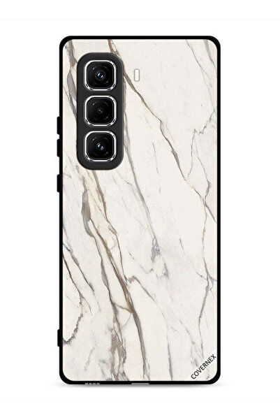 Covernex غطاء حماية لهاتف Infinix Hot 50 Pro 4G بتصميم رخامي