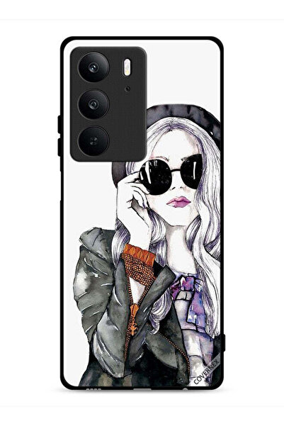 Covernex غطاء حماية لهاتف Realme C75 4G بتصميم فتاة أنيقة ولطيفة