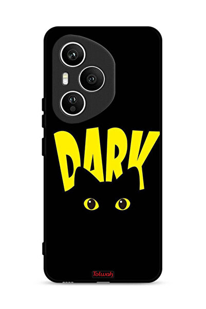 Tolwak غطاء حماية لهاتف Honor 400 Pro - قطة داكنة