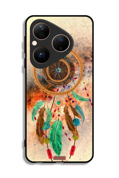 Tolwak غطاء حماية لهاتف هواوي بيورا 80 بتصميم ماندالا ريش معلق