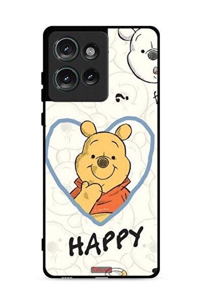 Tolwak غطاء حماية لهاتف موتورولا إيدج 50 بتصميم الدب باباي