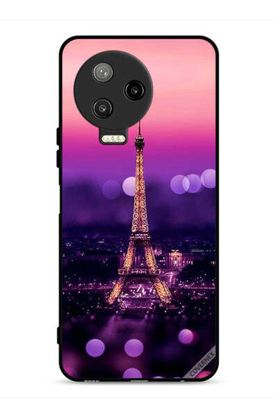 Covernex غطاء حماية لهاتف Infinix Note 12 Pro 4G بتصميم برج إيفل