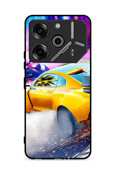 Covernex غطاء حماية لهاتف تكنو بوفا 6 برو 5G بتصميم سيارة سباق