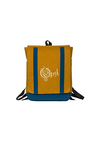 Z zepplin Opeth Logo White Yellow Backpack