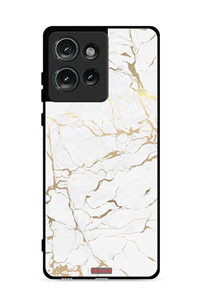 Tolwak غطاء حماية لهاتف موتورولا إيدج 50 بنمط رخامي