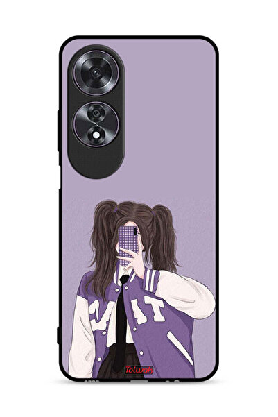 Tolwak غطاء حماية لهاتف Oppo A60 لالتقاط صور سيلفي