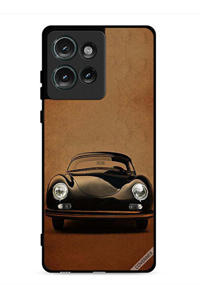 Covernex غطاء حماية لهاتف موتورولا إيدج 50 بتصميم سيارة كلاسيكية