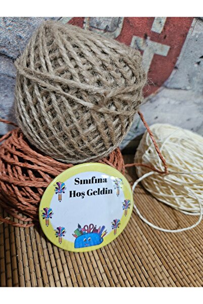 SOFT 20 adet sınıfına hoşgeldin 58mm büyük boy iğneli rozet