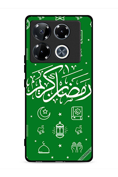 Covernex غطاء حماية لهاتف إنفينيكس نوت 40 برو بلس 5G - رمضان كريم - أخضر