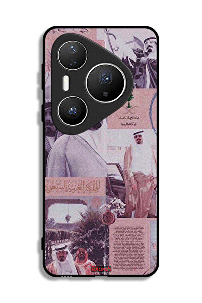 Tolwak غطاء حماية لهاتف هواوي بيورا 80 برو بلس، ملصق الملك عبد الله العتيق