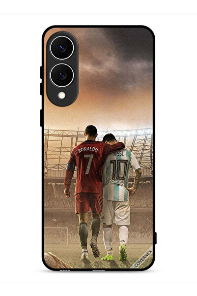 Covernex غطاء حماية لهاتف سامسونج جالاكسي إس 25 إيدج ميسي وكريستيانو رونالدو