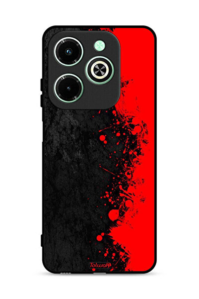 Tolwak غطاء حماية لهاتف Infinix Hot 40i 4G بنمط تجريدي