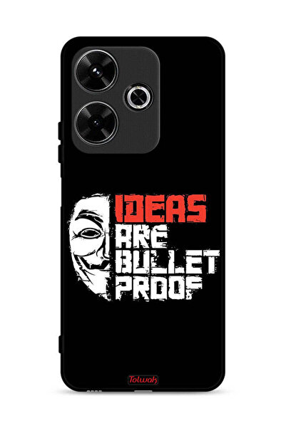 Tolwak أفكار غطاء الحماية لهاتف Xiaomi Redmi 13 4G مضادة للرصاص