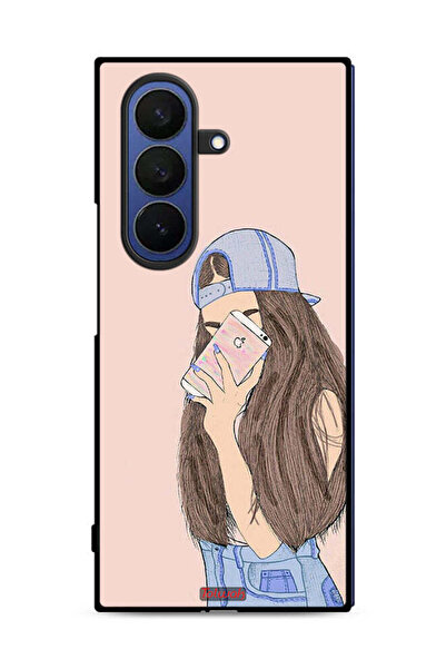 Tolwak غطاء حماية لهاتف Samsung Galaxy Z Fold7 لالتقاط صور سيلفي