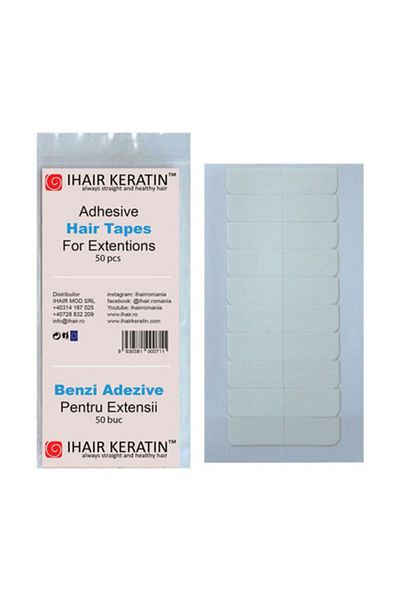 Ihair Keratin Adhesive Strips for Extensions Ihair Keratin Set 50 pcs