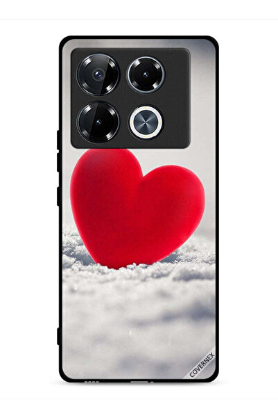 Covernex غطاء حماية لهاتف Infinix Note 40 Pro 5G بتصميم قلب أحمر جميل