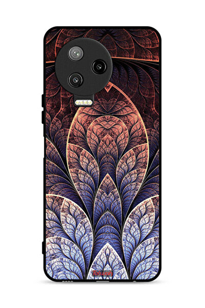 Tolwak غطاء حماية لهاتف Infinix Note 12 Pro 4G بتصميم زهور فركتال تجريدي
