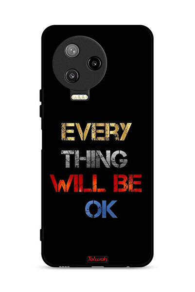 Tolwak غطاء حماية لهاتف Infinix Note 12 Pro 4G كل شيء سيكون على ما يرام
