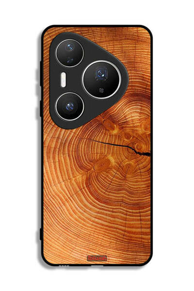 Tolwak غطاء حماية لهاتف هواوي بيورا 80 برو بلس مصنوع من الخشب المتصدع