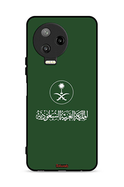 Tolwak غطاء حماية لجهاز Infinix Note 12 Pro 4G بشعار المملكة العربية السعودية