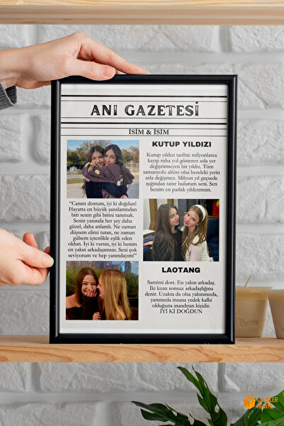 ÇELİKLER HEDİYE Kişiye Özel Anı Gazetesi | Favori Şarkınız, Sözler ve Fotoğra...