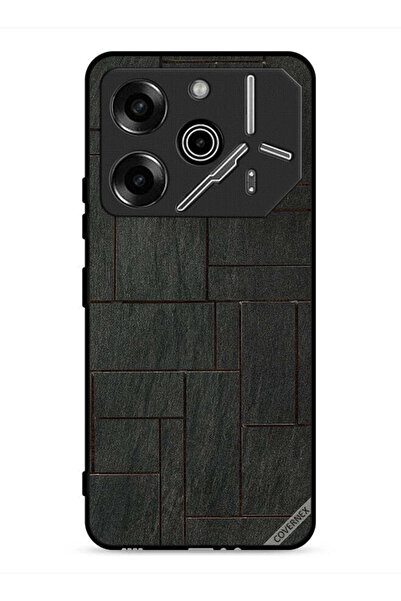 Covernex غطاء حماية لهاتف تكنو بوفا 6 برو 5G بنقشة حائط حجرية