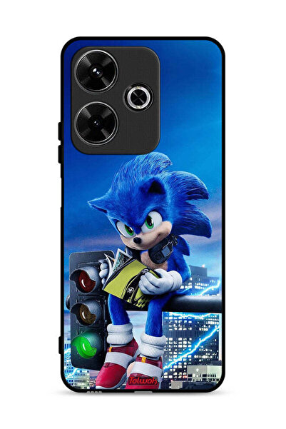 Tolwak غطاء حماية لهاتف شاومي ريدمي 13 4G بطبعة سونيك ريدينج