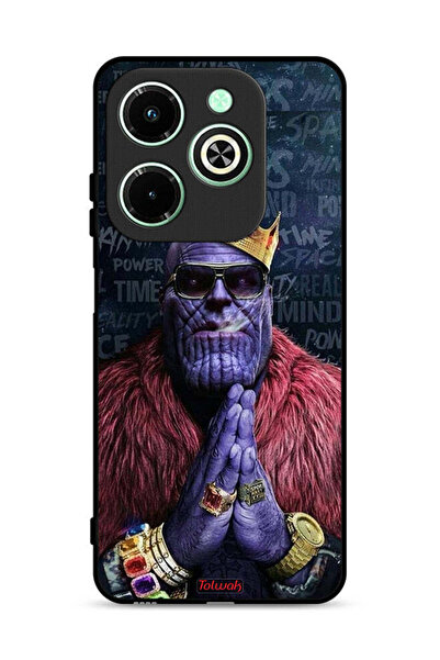 Tolwak غطاء حماية لهاتف Infinix Hot 40i 4G من Thanos Power
