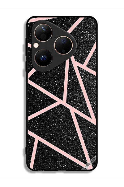 Covernex غطاء حماية لهاتف هواوي بيورا 80 بنقشة لامعة ومسارات