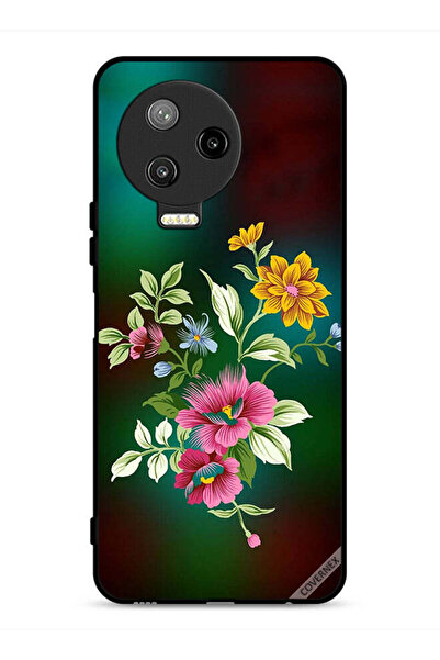 Covernex غطاء حماية لجهاز Infinix Note 12 Pro 4G بنقشة زهور عالية الدقة