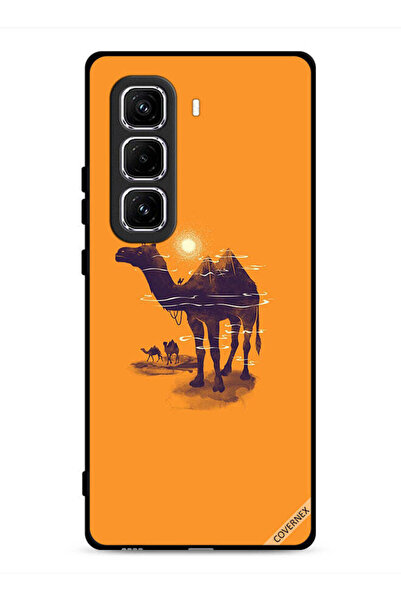 Covernex غطاء حماية لهاتف Infinix Hot 50 Pro 4G برسومات جمال وشمس