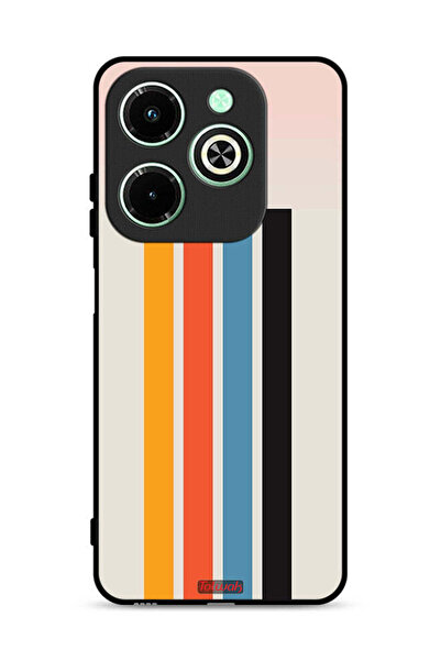 Tolwak غطاء حماية لهاتف Infinix Hot 40i 4G بنمط خطوط مستقيمة