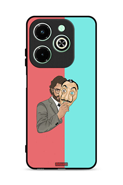 Tolwak غطاء حماية لهاتف Infinix Hot 40i 4G، تصميم البروفيسور آرت