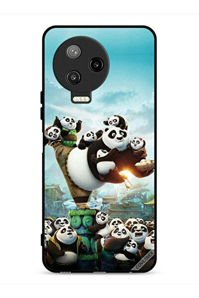 Covernex غطاء حماية لهاتف Infinix Note 12 Pro 4G بطبعة باندا وأطفال