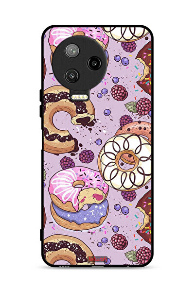 Tolwak Infinix Note 12 Pro 4G Protective Case Cover Donuts Art