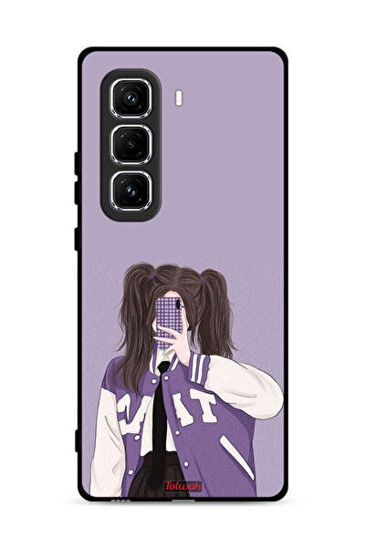 Tolwak غطاء حماية لهاتف Infinix Hot 50 Pro 4G لالتقاط صور سيلفي