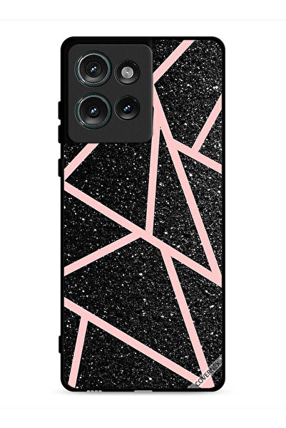 Covernex غطاء حماية لهاتف موتورولا إيدج 50 بنقشة لامعة ومسارات