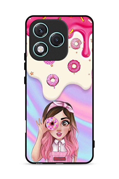 Tolwak غطاء حماية لهاتف Honor 400 Lite يحمل صورة دونات