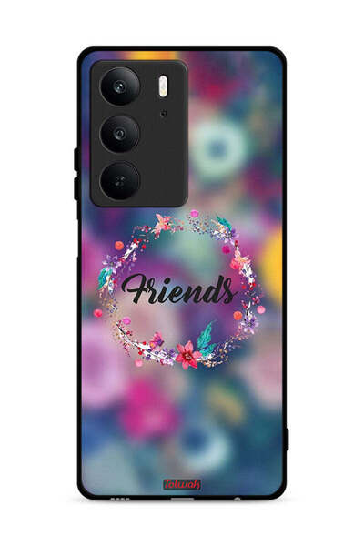 Tolwak غطاء حماية Realme C75 4G برسومات خاتم أصدقاء الزهور