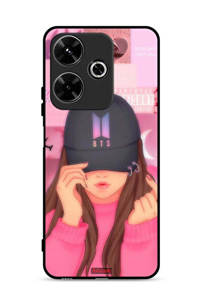 Tolwak غطاء حماية لهاتف Xiaomi Redmi 13 4G بطبعة فتاة سناب