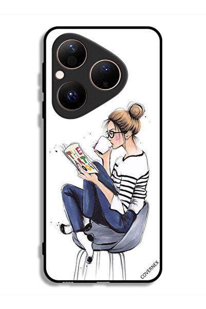 Covernex غطاء حماية لهاتف هواوي بيورا 80 - قراءة كتاب الفن