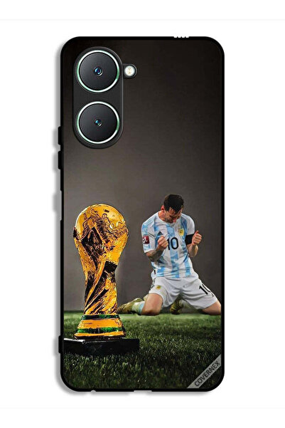 Covernex غطاء حماية لهاتف Vivo Y18i 4G بشعار ليو ميسي وكأس الفيفا