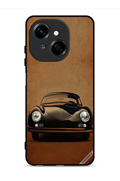Covernex غطاء حماية لهاتف تكنو سبارك جو 1 إس 4 جي بتصميم سيارة كلاسيكية