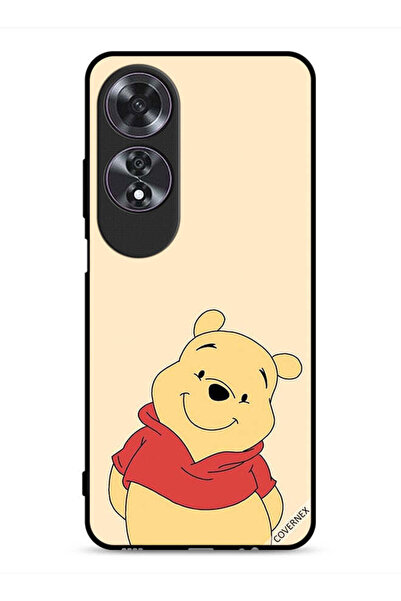 Covernex غطاء حماية Oppo A60 بتصميم الدب في وضع السعادة