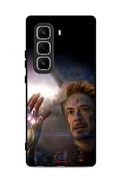 Tolwak غطاء حماية لهاتف Infinix Hot 50 Pro 4G مطبوع عليه صورة "أنا الرجل الحد...