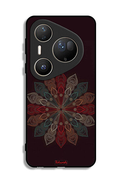 Tolwak غطاء حماية فائق لهاتف هواوي بيورا 80 بتصميم زهرة ماندالا