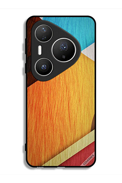 Covernex غطاء حماية لهاتف هواوي بيورا 80 برو بلس بنسيج خشبي