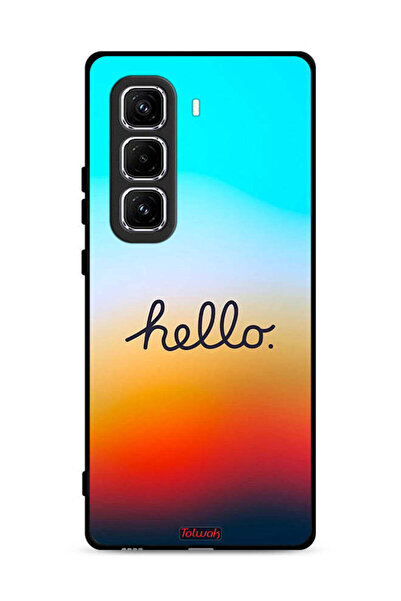 Tolwak غطاء حماية لهاتف Infinix Hot 50 Pro 4G Hello